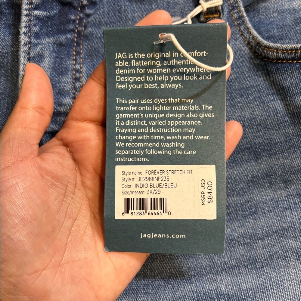 JAG | Forever Stretch Fit Jeans | Skinny Jeans | Sz 3X - Picture 7 of 12